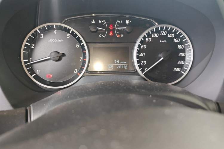Used Nissan Sylphy 2021 Classic 1.6XE CVT Comfort Edition Odometer Close Up