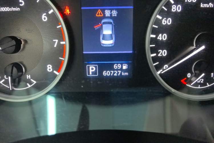 Used Nissan Sylphy 2021 1.6L XL CVT Enjoyment Edition Odometer Close Up