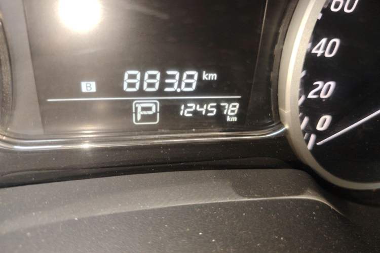 Used Nissan Sylphy 2021 Classic 1.6XE CVT Comfort Edition Odometer Close Up
