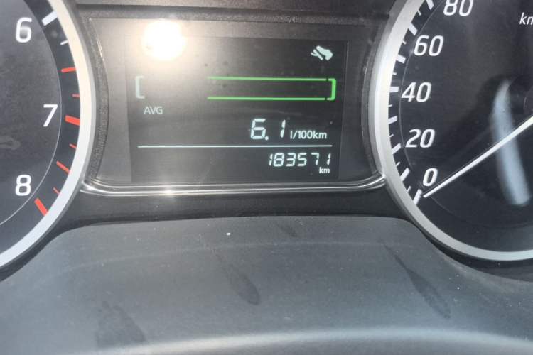 Used Nissan Sylphy 2021 Classic 1.6XE Manual Comfort Edition Odometer Close Up