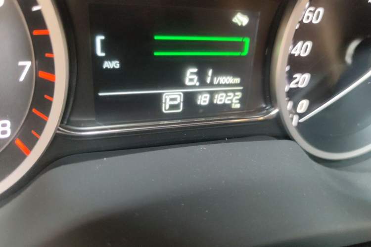 Used Nissan Sylphy 2021 Classic 1.6XE CVT Comfort Edition Odometer Close Up