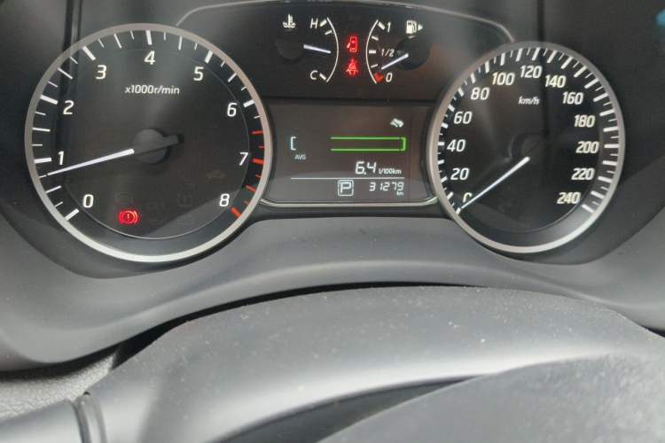 Used Nissan Sylphy 2021 Classic 1.6XL CVT Luxury Edition Odometer Close Up