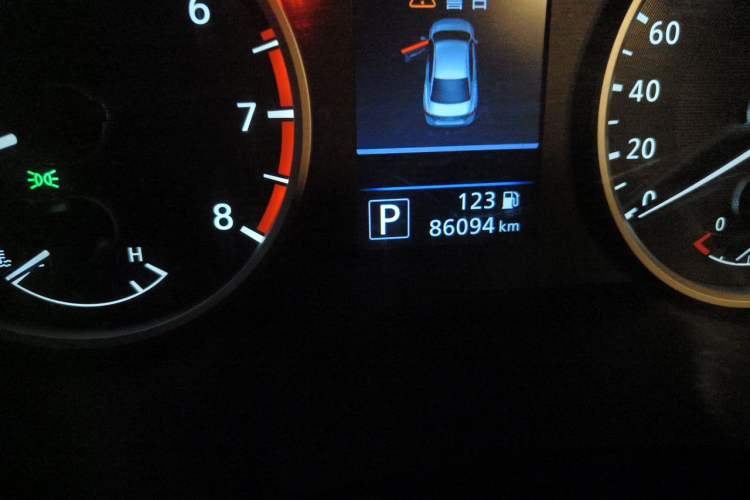 Used Nissan Sylphy 2021 1.6L XL CVT Enjoyment Edition Odometer Close Up
