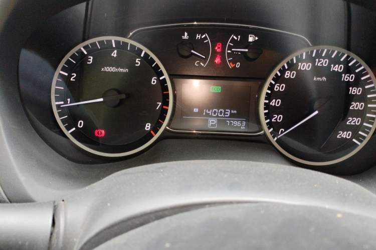 Used Nissan Sylphy 2021 Classic 1.6XL CVT Luxury Edition Odometer Close Up
