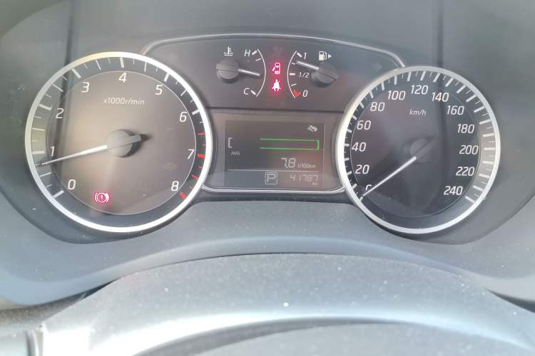 Used Nissan Sylphy 2021 Classic 1.6XE CVT Comfort Edition Odometer Close Up