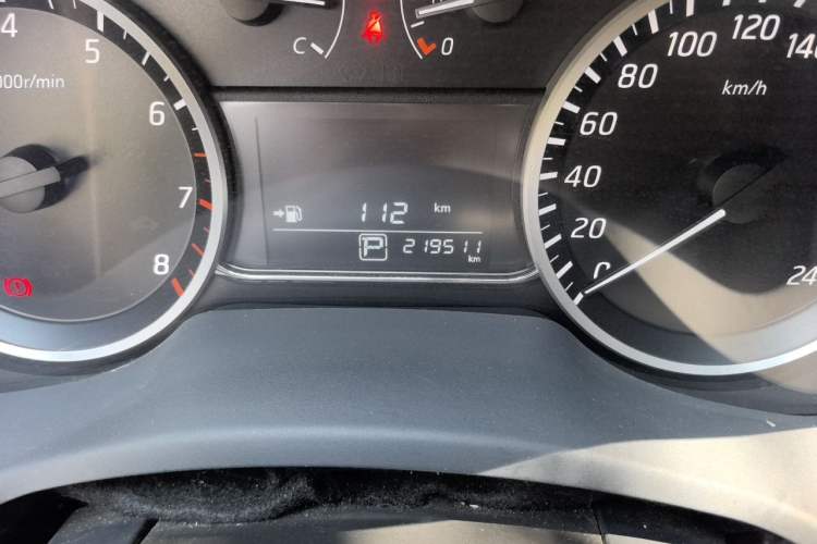 Used Nissan Sylphy 2021 Classic 1.6XL CVT Luxury Edition Odometer Close Up