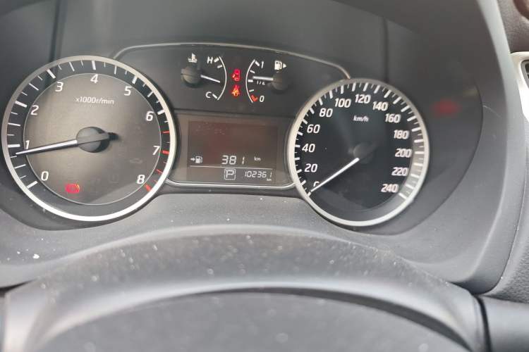 Used Nissan Sylphy 2021 Classic 1.6XL CVT Luxury Edition Odometer Close Up