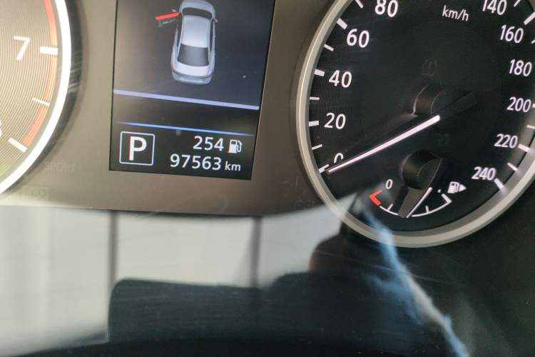 Used Nissan Sylphy 2021 1.6L XL CVT Enjoyment Edition Odometer Close Up