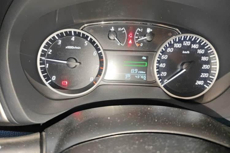 Used Nissan Sylphy 2021 Classic 1.6XE CVT Comfort Edition Odometer Close Up