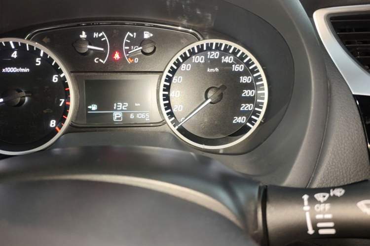 Used Nissan Sylphy 2021 Classic 1.6XL CVT Luxury Edition Odometer Close Up
