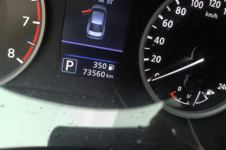 Used Nissan Sylphy 2021 1.6L XL CVT Enjoyment Edition Odometer Close Up