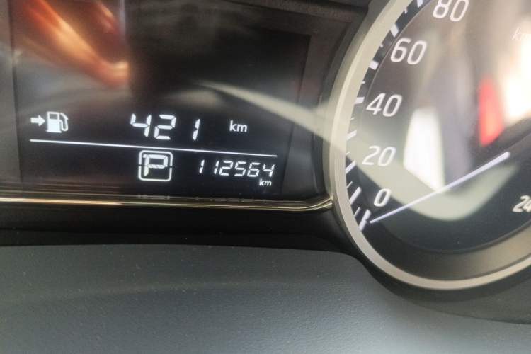 Used Nissan Sylphy 2021 Classic 1.6XL CVT Luxury Edition Odometer Close Up