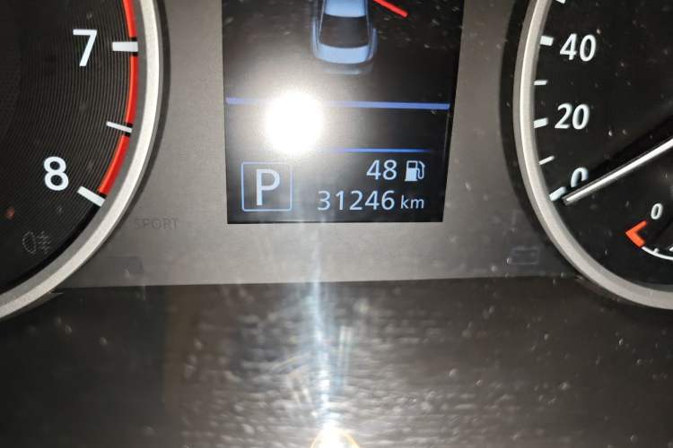 Used Nissan Sylphy 2021 1.6L XL CVT Enjoyment Edition Odometer Close Up