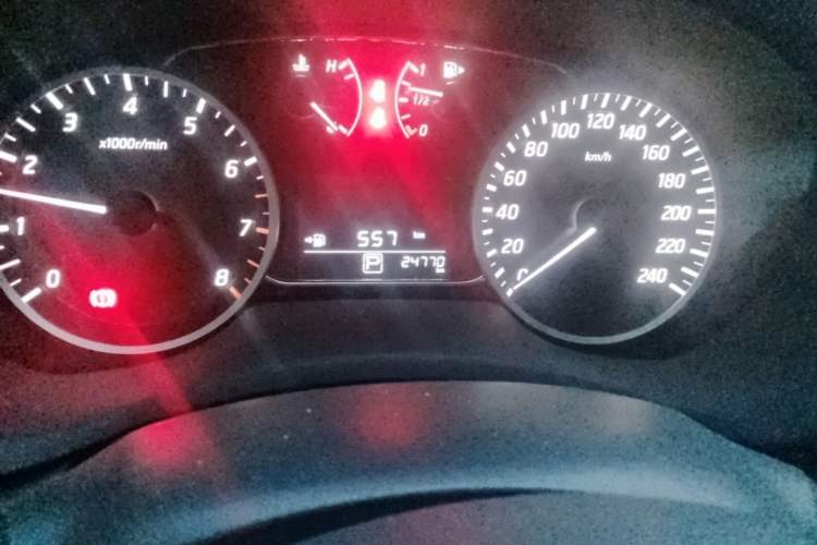 Used Nissan Sylphy 2021 Classic 1.6XE CVT Comfort Edition Odometer Close Up