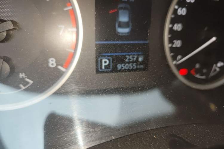 Used Nissan Sylphy 2021 1.6L XL CVT Enjoyment Edition Odometer Close Up