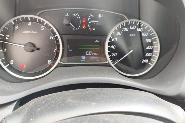 Used Nissan Sylphy 2021 Classic 1.6XL CVT Luxury Edition Odometer Close Up