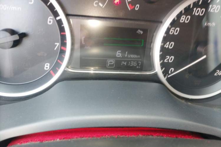 Used Nissan Sylphy 2021 Classic 1.6XL CVT Luxury Edition Odometer Close Up