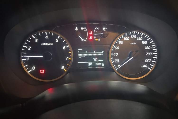 Used Nissan Sylphy 2021 Classic 1.6XL CVT Luxury Edition Odometer Close Up
