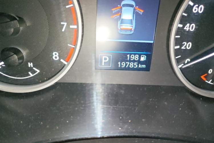 Used Nissan Sylphy 2021 1.6L XL CVT Enjoyment Edition Odometer Close Up