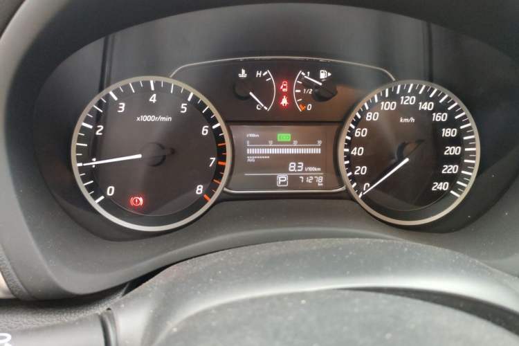 Used Nissan Sylphy 2021 Classic 1.6XL CVT Luxury Edition Odometer Close Up
