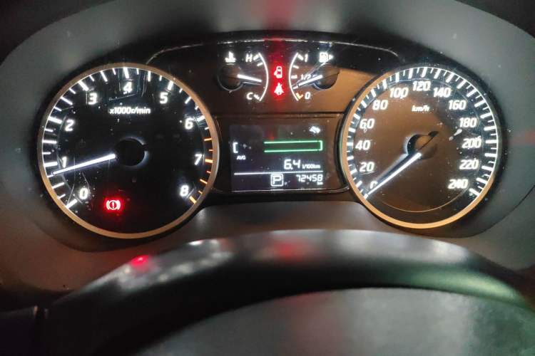 Used Nissan Sylphy 2021 Classic 1.6XE CVT Comfort Edition Odometer Close Up
