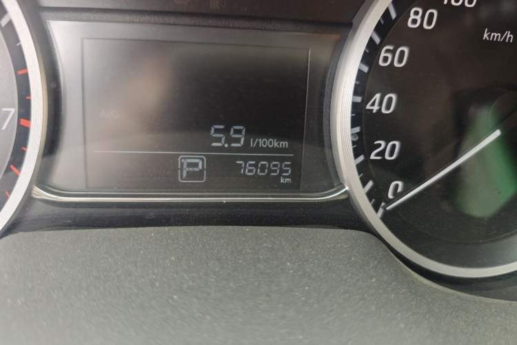 Used Nissan Sylphy 2021 Classic 1.6XL CVT Luxury Edition Odometer Close Up