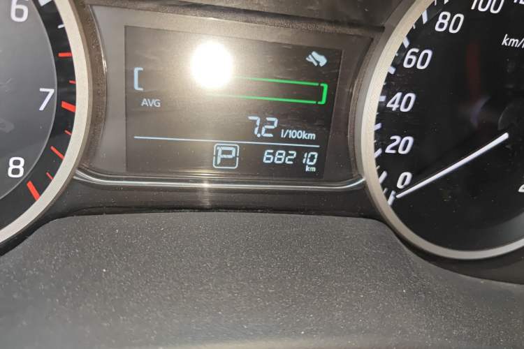 Used Nissan Sylphy 2021 Classic 1.6XE CVT Comfort Edition Odometer Close Up