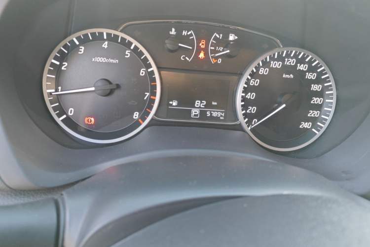Used Nissan Sylphy 2021 Classic 1.6XE CVT Comfort Edition Odometer Close Up