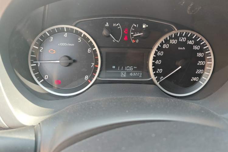 Used Nissan Sylphy 2021 Classic 1.6XL CVT Luxury Edition Odometer Close Up