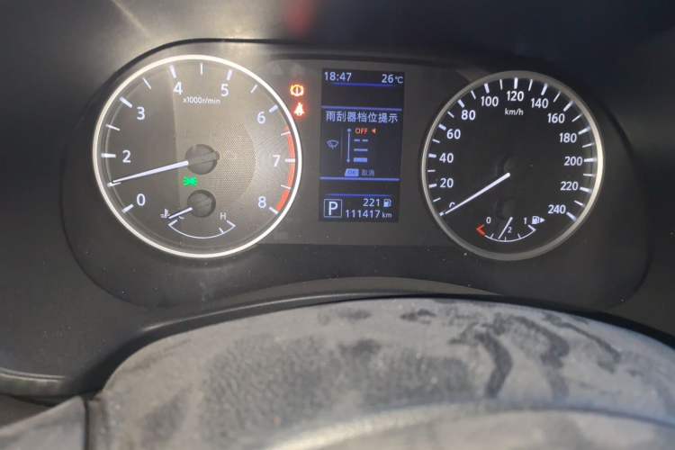 Used Nissan Sylphy 2021 1.6L XL CVT Enjoyment Edition Odometer Close Up