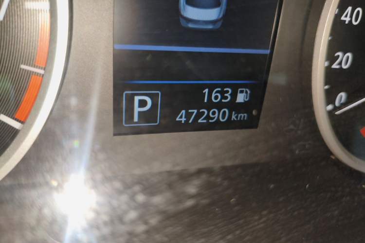 Used Nissan Sylphy 2021 1.6L XL CVT Enjoyment Edition Odometer Close Up