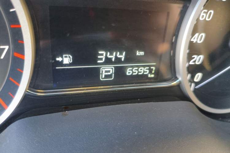 Used Nissan Sylphy 2021 Classic 1.6XE CVT Comfort Edition Odometer Close Up
