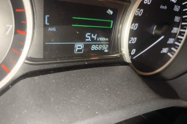 Used Nissan Sylphy 2021 Classic 1.6XL CVT Luxury Edition Odometer Close Up