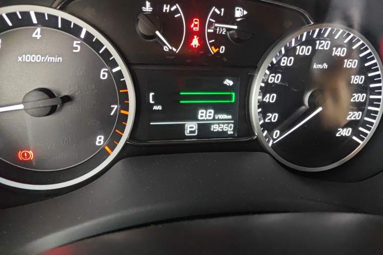 Used Nissan Sylphy 2021 Classic 1.6XE CVT Comfort Edition Odometer Close Up
