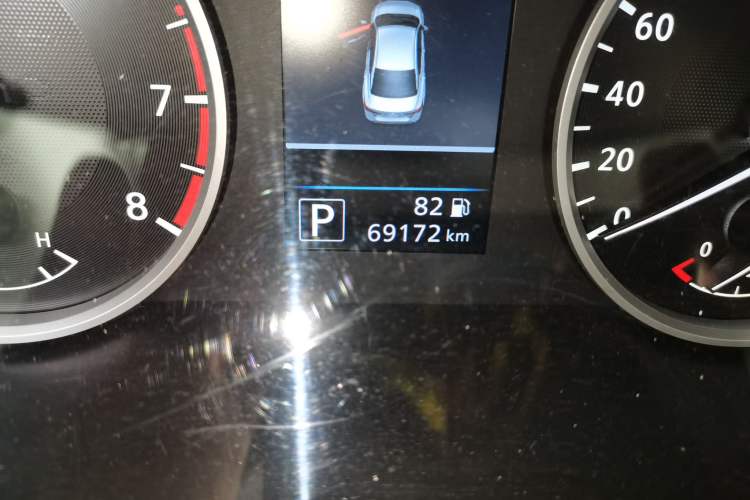 Used Nissan Sylphy 2021 1.6L XL CVT Enjoyment Edition Odometer Close Up