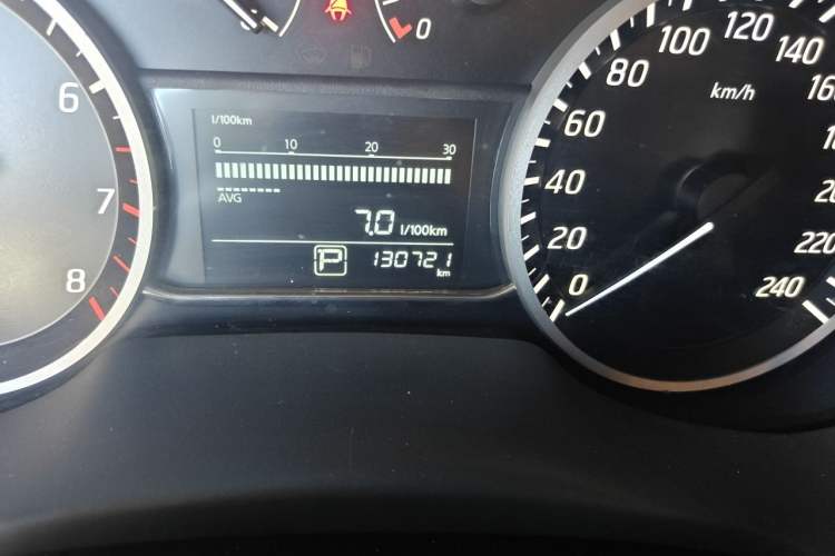 Used Nissan Sylphy 2021 Classic 1.6XE CVT Comfort Edition Odometer Close Up