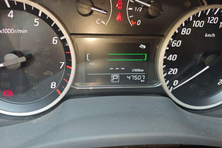 Used Nissan Sylphy 2021 Classic 1.6XL CVT Luxury Edition Odometer Close Up