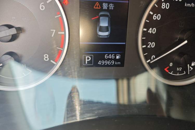 Used Nissan Sylphy 2022 1.6L XL CVT Enjoyment Edition Odometer Close Up