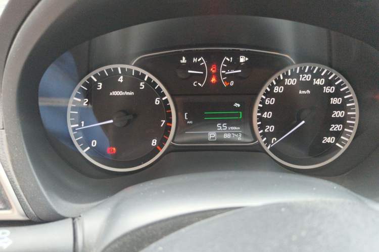 Used Nissan Sylphy 2022 Classic 1.6XE CVT Comfort Edition Odometer Close Up