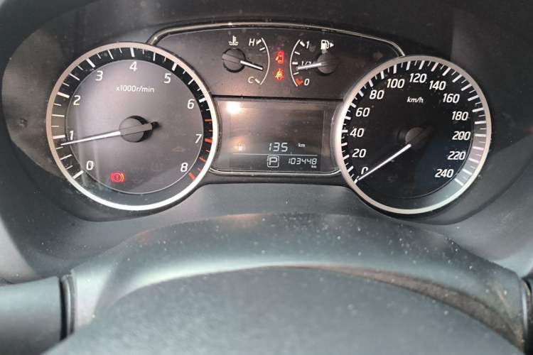 Used Nissan Sylphy 2022 Classic 1.6XL CVT Luxury Edition Odometer Close Up