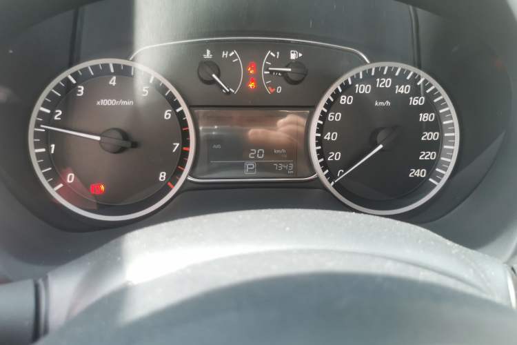 Used Nissan Sylphy 2024 Classic 1.6XE CVT Comfort Edition Odometer Close Up