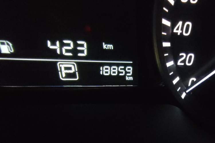 Used Nissan Sylphy 2022 Classic 1.6XE CVT Comfort Edition Odometer Close Up