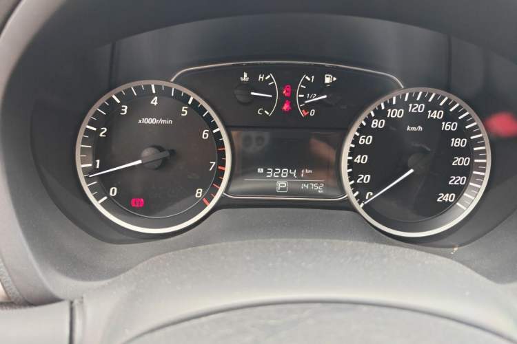 Used Nissan Sylphy 2022 Classic 1.6XE CVT Comfort Edition Odometer Close Up