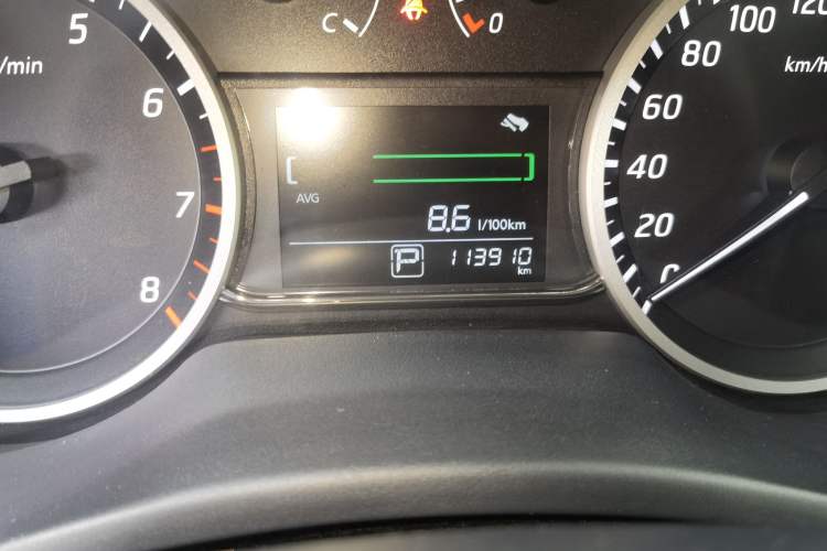 Used Nissan Sylphy 2022 Classic 1.6XE CVT Comfort Edition Odometer Close Up