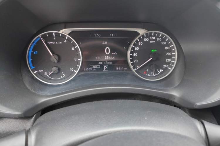 Used Nissan Sylphy 2022 e-POWER All-Electric Drive Pro Odometer Close Up