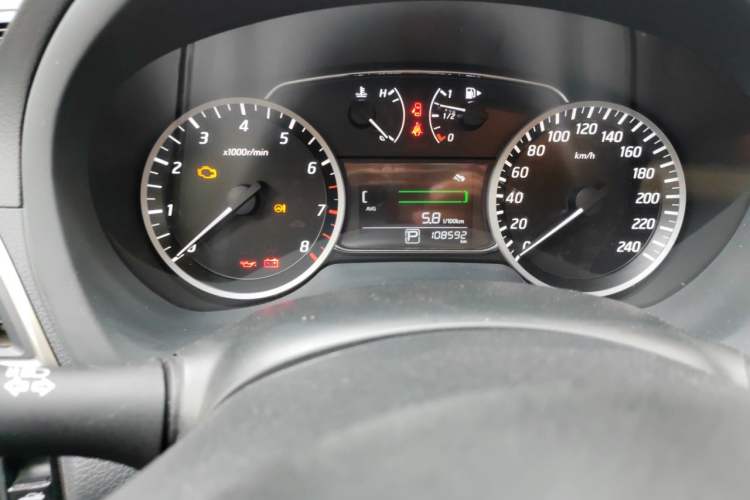 Used Nissan Sylphy 2022 Classic 1.6XL CVT Luxury Edition Odometer Close Up