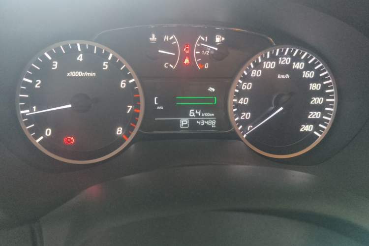 Used Nissan Sylphy 2022 Classic 1.6XE CVT Comfort Edition Odometer Close Up