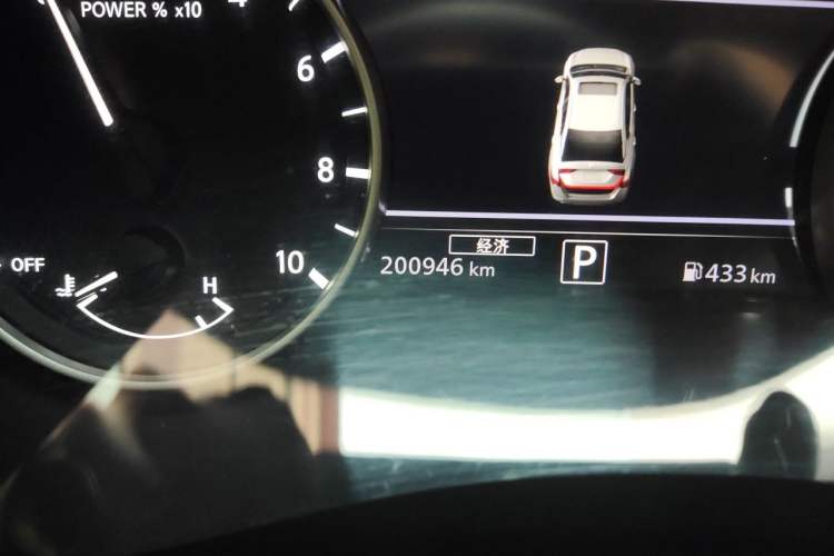 Used Nissan Sylphy 2022 All-Electric e-POWER Version with Large Display Odometer Close Up