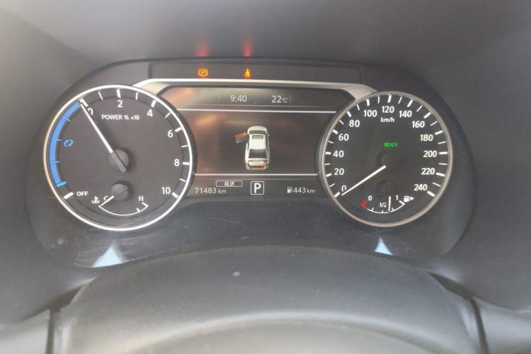 Used Nissan Sylphy 2022 e-POWER All-Electric Drive Pro Odometer Close Up