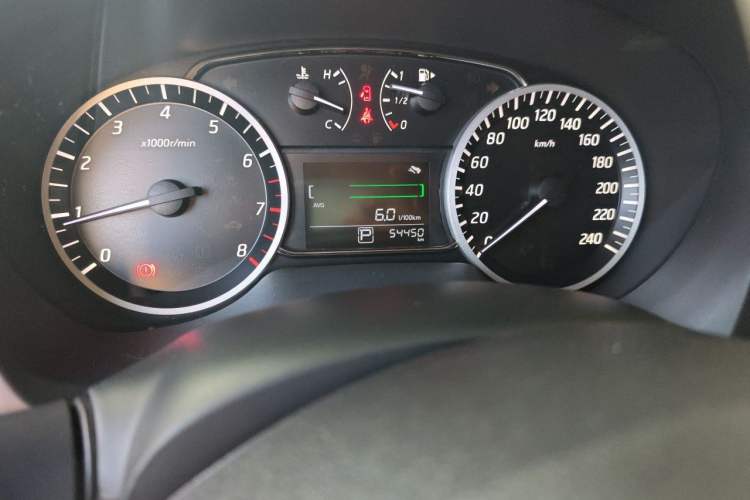 Used Nissan Sylphy 2022 Classic 1.6XE CVT Comfort Edition Odometer Close Up